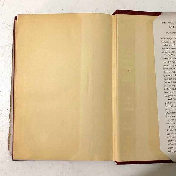 This Man and This Woman Hardcover Katharine Brush Vintage Book Compilation - Picture 8 of 11